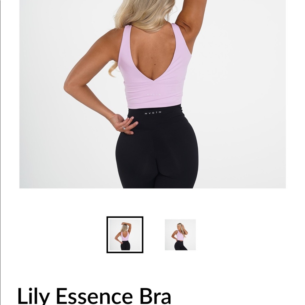 NVGTN lily essence bra size small
